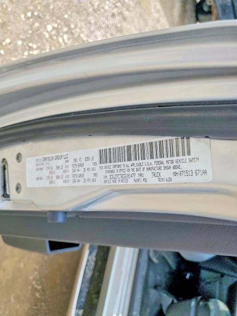 Продаж на аукціоні авто 2012 Dodge Ram 1500, vin: 3C6JD7CT8CG101477, номер лоту: 53642036