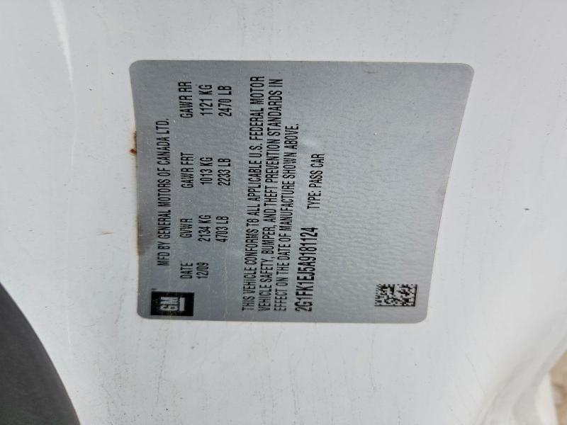 Продажа на аукционе авто 2010 Chevrolet Camaro, vin: 2G1FK1EJ5A9181124, номер лота: 52364966