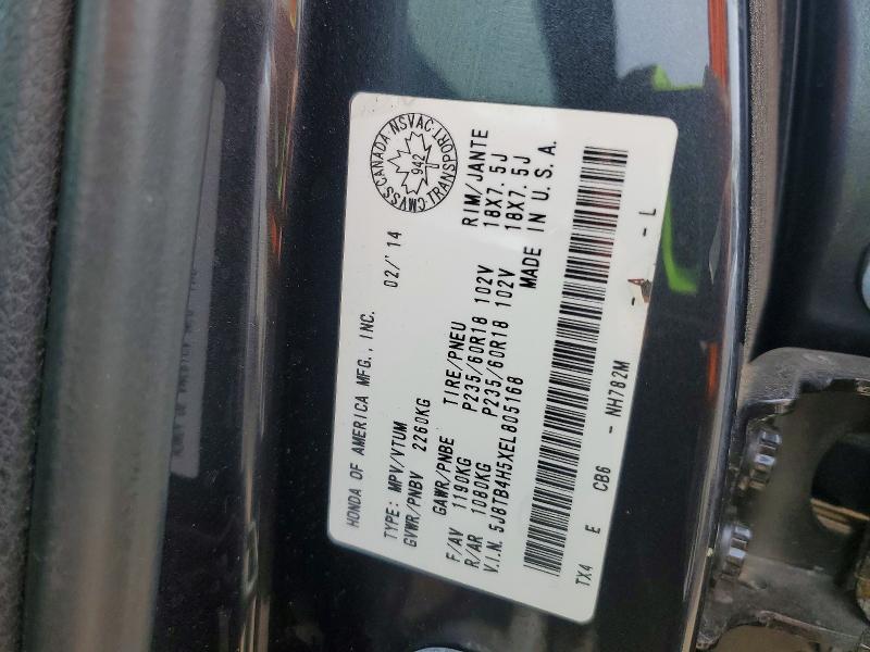 Продажа на аукционе авто 2014 Acura Rdx, vin: 5J8TB4H5XEL805168, номер лота: 53423146