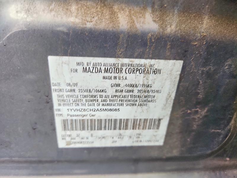 Aukcja sprzedaży 2010 Mazda 6, vin: 1YVHZ8CH2A5M08085, numer aukcji: 53202246