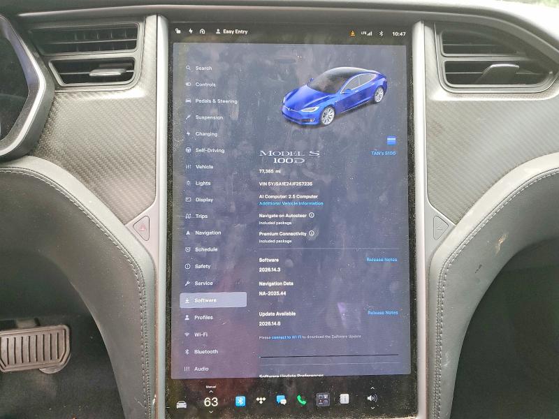 Auction sale of the 2018 Tesla Model S, vin: 5YJSA1E24JF257235, lot number: 53837556