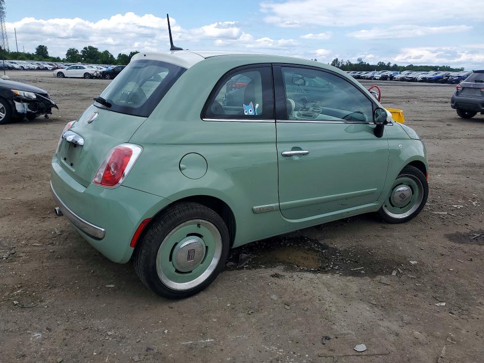 Aukcja sprzedaży 2015 Fiat 500, vin: 3C3CFFCR3FT575556, numer aukcji: 53614466