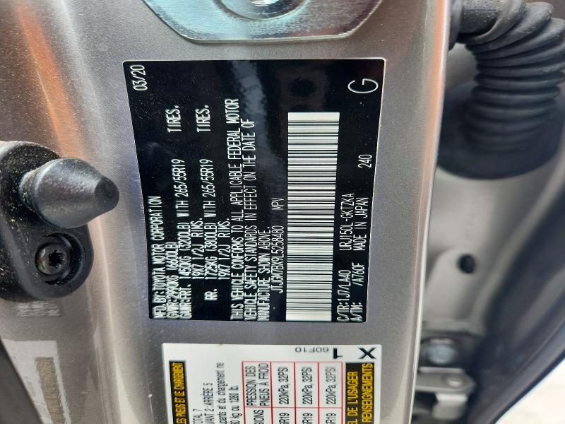 Продаж на аукціоні авто 2020 Lexus Gx, vin: JTJGM7BX9L5258480, номер лоту: 52967456