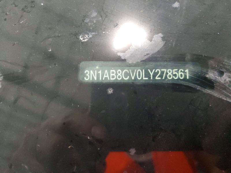 2020 Niss Sentra მანქანა იყიდება აუქციონზე, vin: 3N1AB8CV0LY278561, აუქციონის ნომერი: 53578396