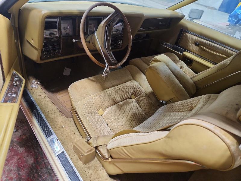 53457116 :رقم المزاد ، 7Y89A884092 vin ، 1977 Lincoln Continental مزاد بيع