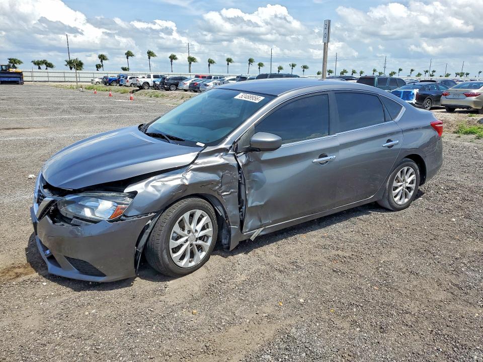 52488956 :رقم المزاد ، 3N1AB7AP7KL609436 vin ، 2019 Nissan Sentra مزاد بيع