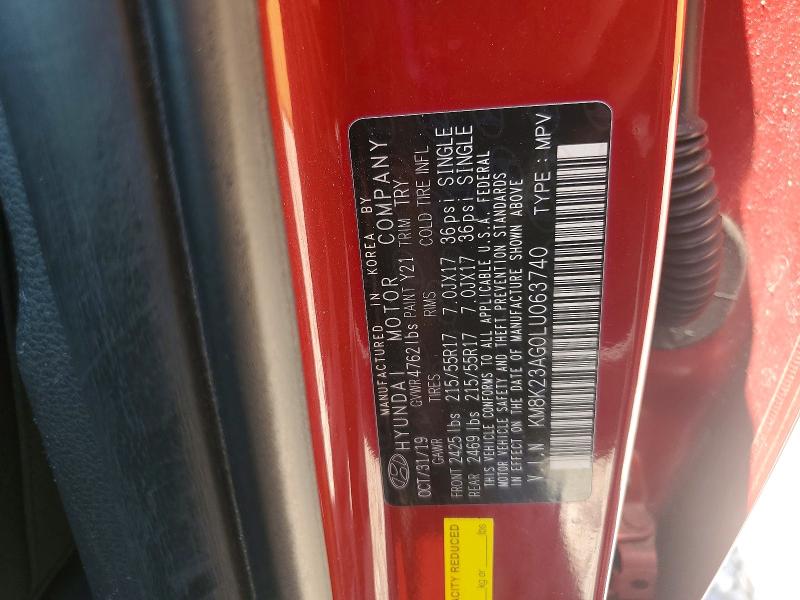 Aukcja sprzedaży 2020 Hyundai Kona, vin: KM8K23AG0LU063740, numer aukcji: 52272366