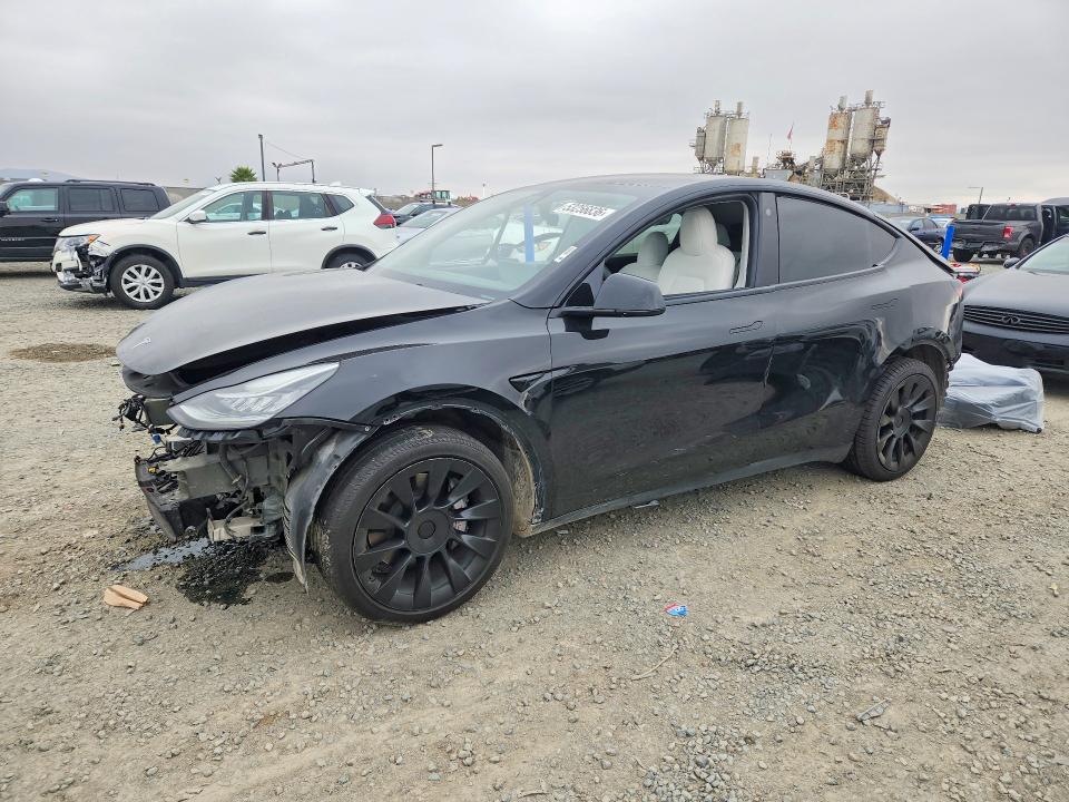 53256836 :رقم المزاد ، 7SAYGDEE9NF351334 vin ، 2022 Tesla Model Y مزاد بيع
