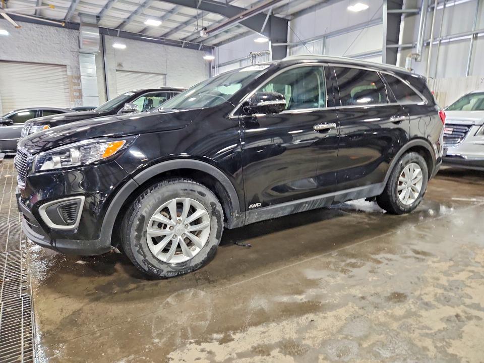 2018 Kia Sorento მანქანა იყიდება აუქციონზე, vin: 5XYPGDA39JG427487, აუქციონის ნომერი: 53247996