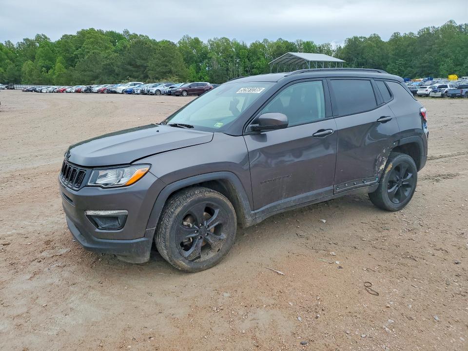 52561236 :رقم المزاد ، 3C4NJDBB6MT603701 vin ، 2021 Jeep Compass مزاد بيع