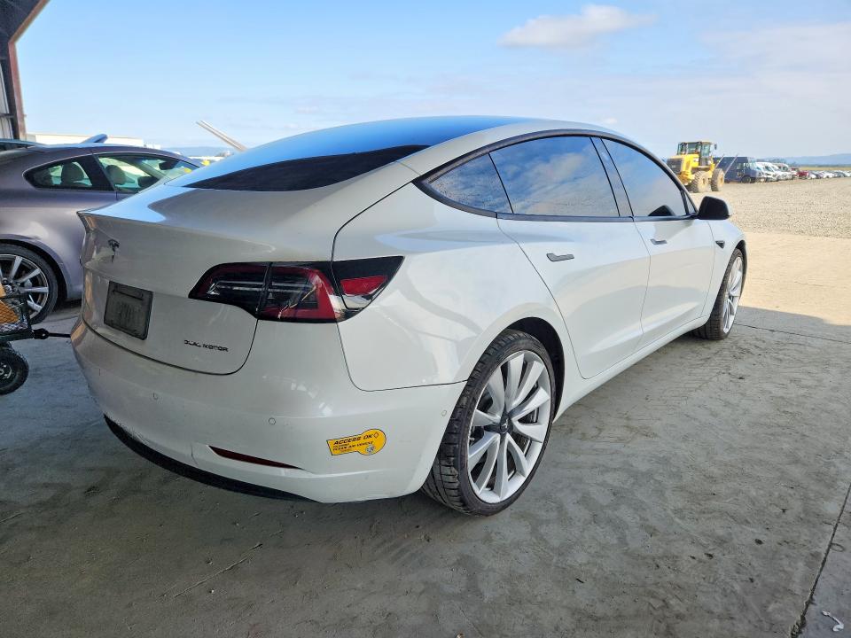 Aukcja sprzedaży 2022 Tesla Model 3, vin: 5YJ3E1EB0NF261619, numer aukcji: 52360936