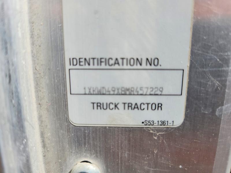 Продажа на аукционе авто 2021 Kenworth Construction, vin: 1XKWD49X8MR457229, номер лота: 54291266