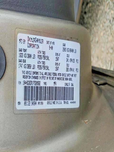 Продаж на аукціоні авто 2001 Dodge Durango, vin: 1B4HS28Z61F520582, номер лоту: 52451206