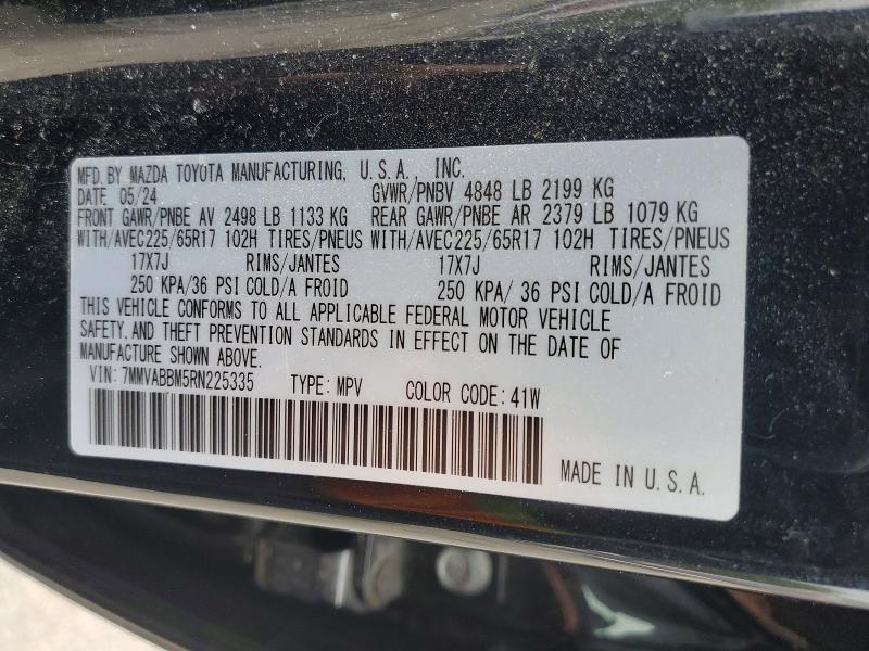 Auction sale of the 2024 Mazda Cx-50, vin: 7MMVABBM5RN225335, lot number: 53337746