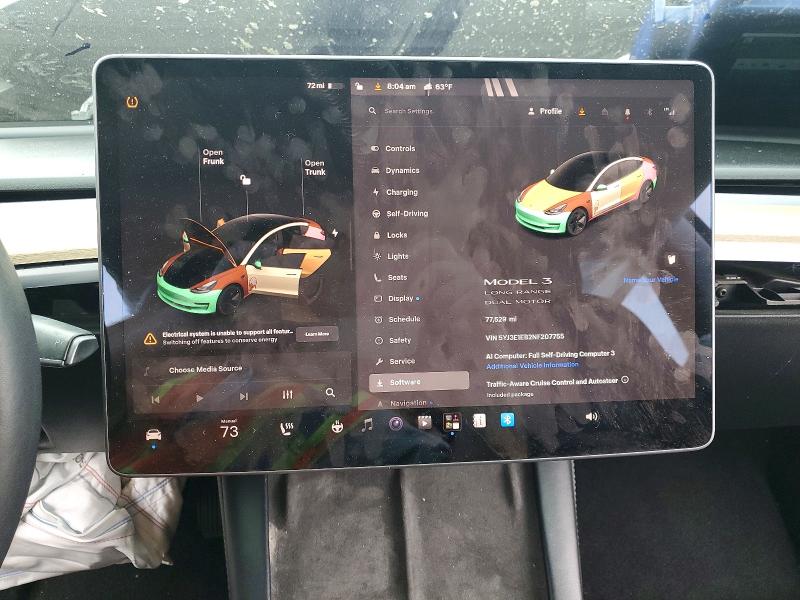Aukcja sprzedaży 2022 Tesla Model 3, vin: 5YJ3E1EB2NF207755, numer aukcji: 54866676