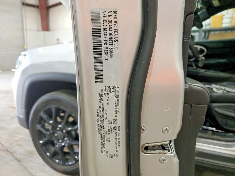2026 Jeep Compass მანქანა იყიდება აუქციონზე, vin: 3C4NJDBN8TT160606, აუქციონის ნომერი: 55622536