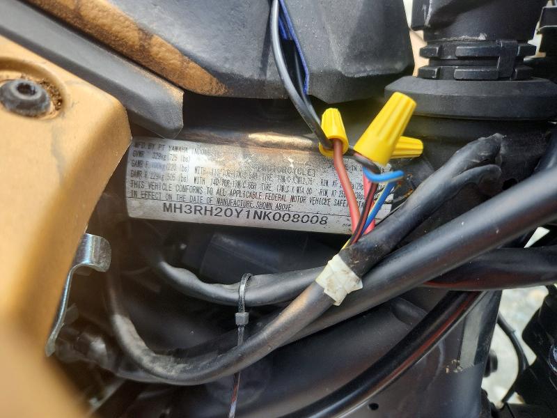 Продажа на аукционе авто 2022 Yamaha Mt-03, vin: MH3RH20Y1NK008008, номер лота: 55273006
