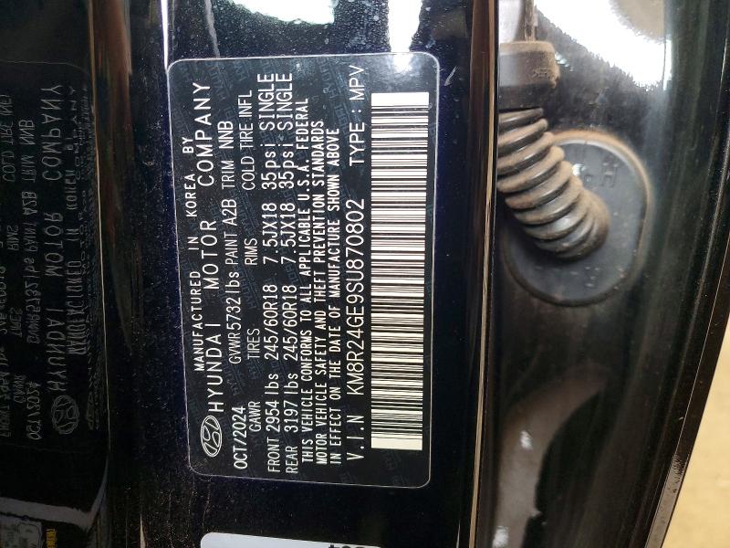 Продажа на аукционе авто 2025 Hyundai Palisade, vin: KM8R24GE9SU870802, номер лота: 52079706