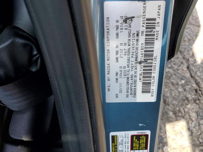 54023796 :رقم المزاد ، JM1BL1UG4B1461809 vin ، 2011 Mazda 3 مزاد بيع