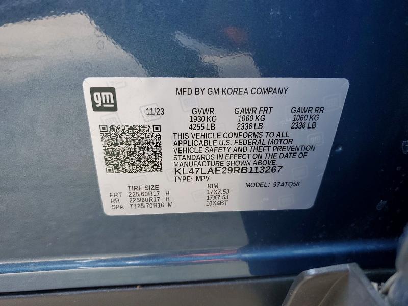 Продаж на аукціоні авто 2024 Buick Envista, vin: KL47LAE29RB113267, номер лоту: 52320606