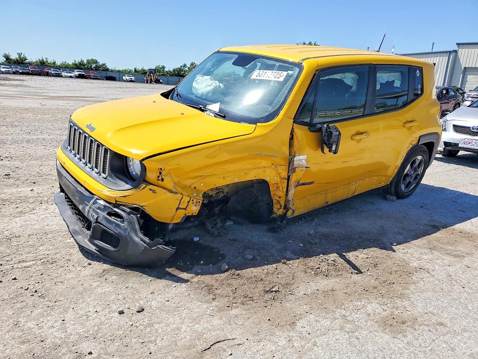 Aukcja sprzedaży 2016 Jeep Renegade, vin: ZACCJAAT8GPC94101, numer aukcji: 53110726