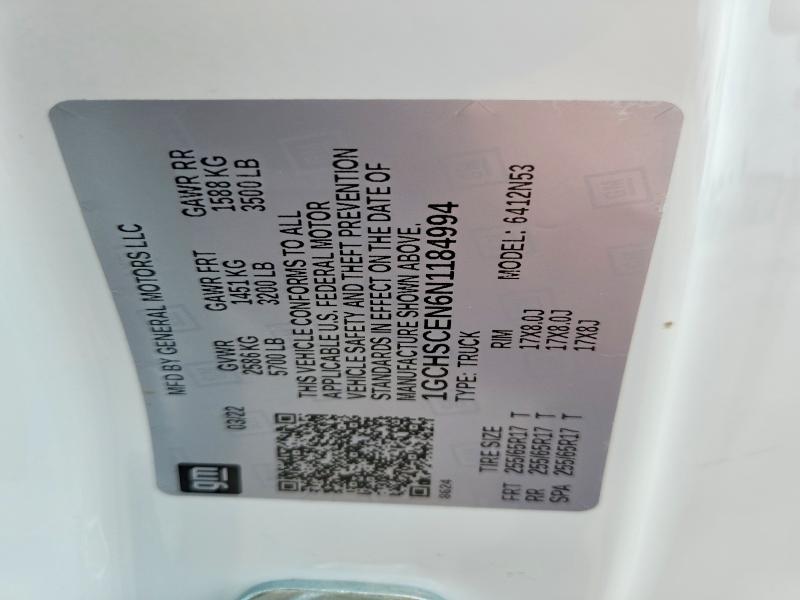 Продажа на аукционе авто 2022 Chevrolet Colorado, vin: 1GCHSCEN6N1184994, номер лота: 61649066