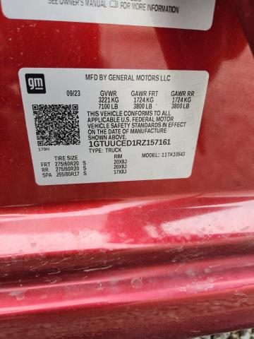 2024 Gmc Sierra მანქანა იყიდება აუქციონზე, vin: 1GTUUCED1RZ157161, აუქციონის ნომერი: 54617626