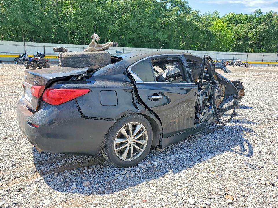 2015 Infiniti Q50 მანქანა იყიდება აუქციონზე, vin: JN1BV7AP8FM338796, აუქციონის ნომერი: 55507456