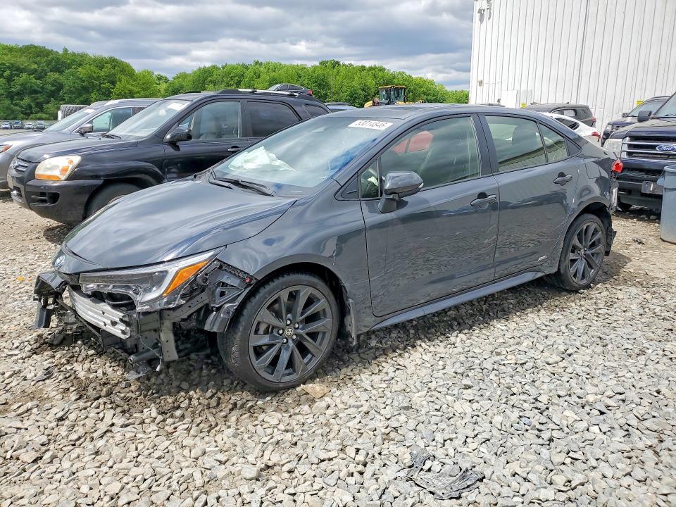 2025 Toyota Corolla Hybrid მანქანა იყიდება აუქციონზე, vin: JTDBDMHE5S3025577, აუქციონის ნომერი: 53014846