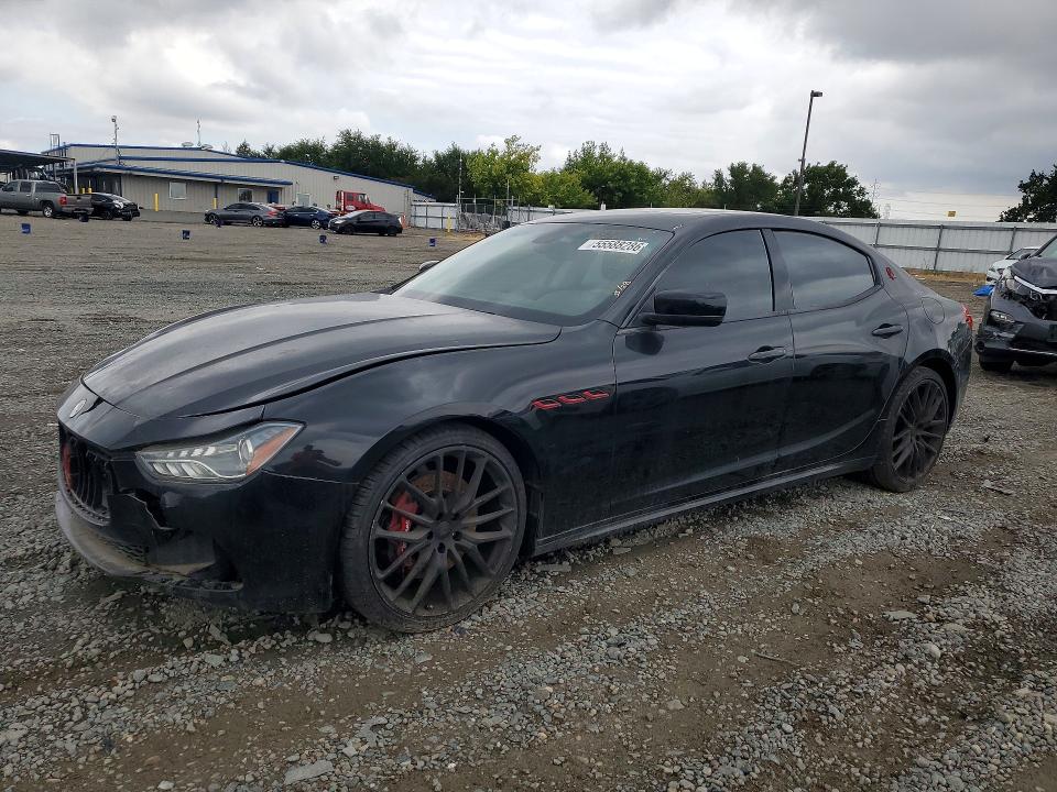 2015 Maserati Ghibli მანქანა იყიდება აუქციონზე, vin: ZAM57RTA7F1159199, აუქციონის ნომერი: 55588286