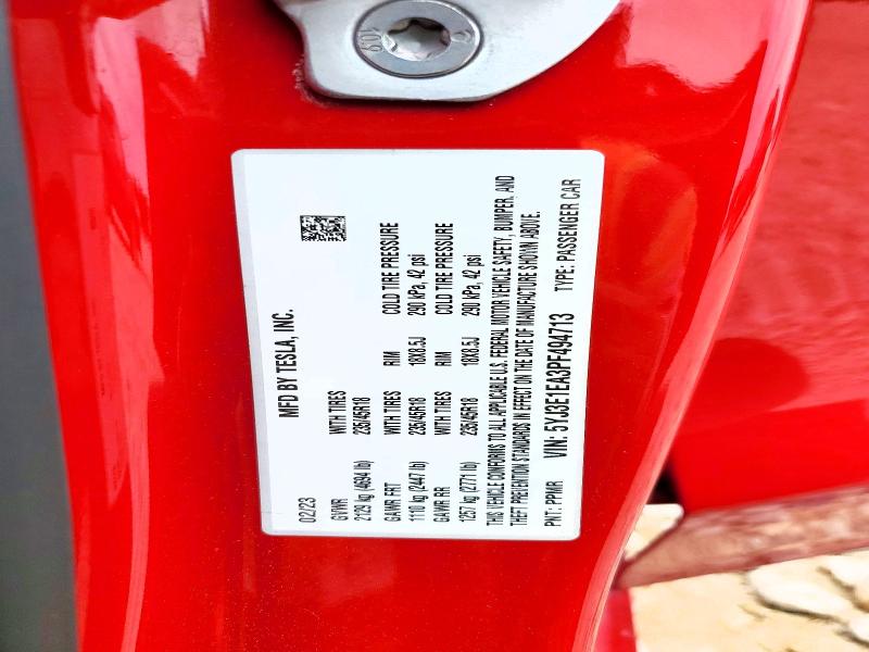 2023 Tesla Model 3 მანქანა იყიდება აუქციონზე, vin: 5YJ3E1EA3PF494713, აუქციონის ნომერი: 55343996