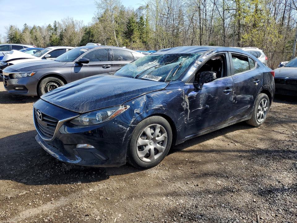 52086086 :رقم المزاد ، 3MZBM1V77GM321160 vin ، 2016 Mazda 3 مزاد بيع