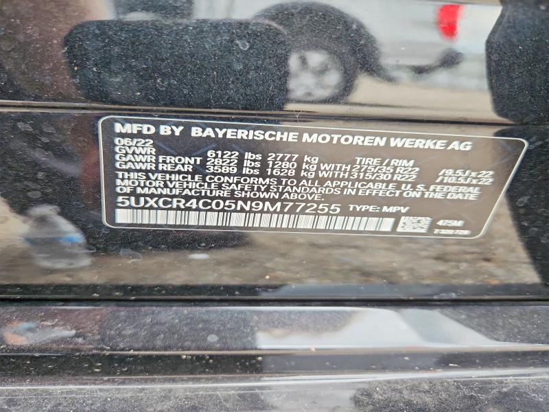 Aukcja sprzedaży 2022 Bmw X5, vin: 5UXCR4C05N9M77255, numer aukcji: 54698906