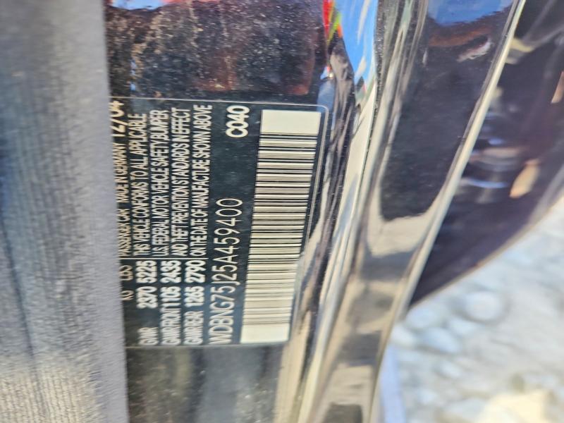 Aukcja sprzedaży 2005 Mercedes-benz S-class, vin: WDBNG75J25A459400, numer aukcji: 52931786