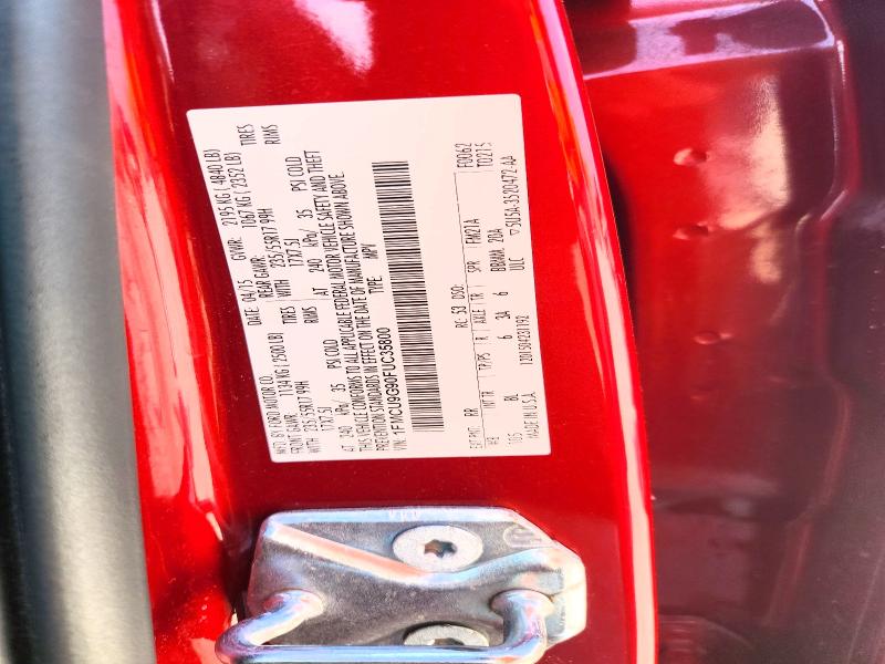 Продажа на аукционе авто 2015 Ford Escape, vin: 1FMCU9G90FUC35800, номер лота: 55012316