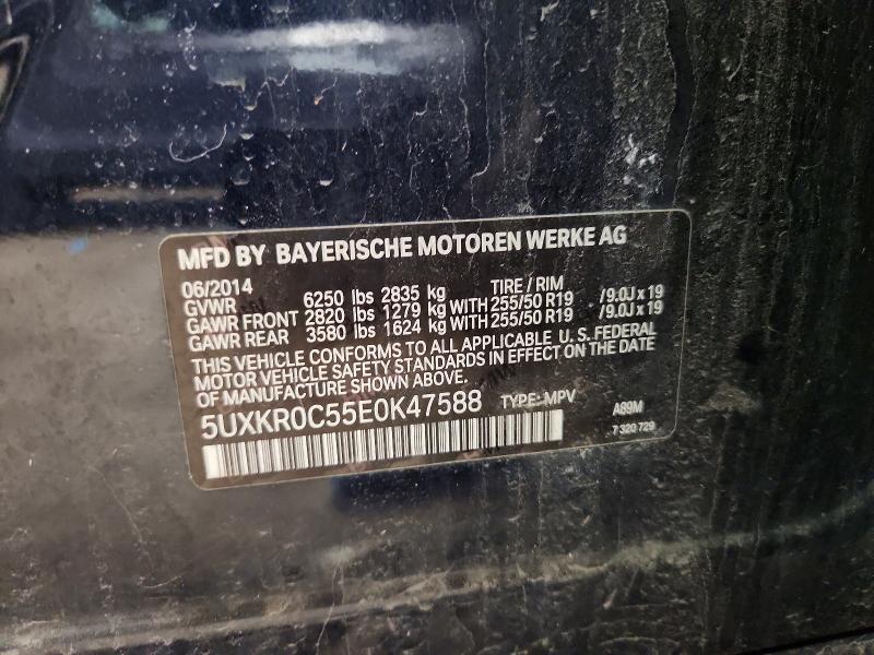 Aukcja sprzedaży 2014 Bmw X5, vin: 5UXKR0C55E0K47588, numer aukcji: 53352256