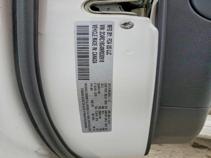 51794356 :رقم المزاد ، 2C4RC1BG4MR530918 vin ، 2021 Chrysler Pacifica مزاد بيع