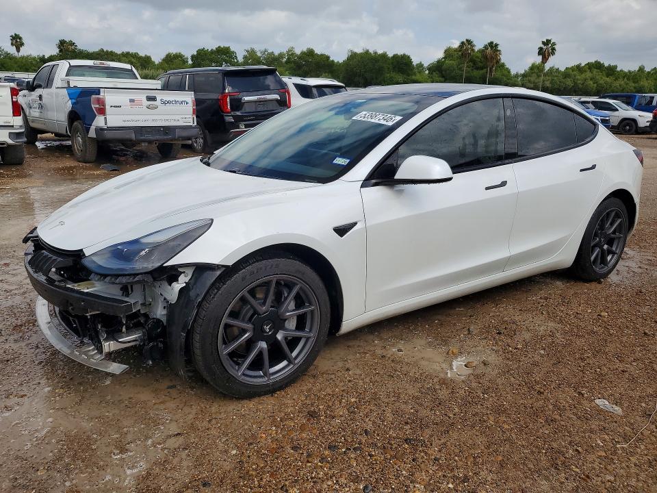 Продажа на аукционе авто 2021 Tesla Model 3, vin: 5YJ3E1EBXMF992749, номер лота: 53987346