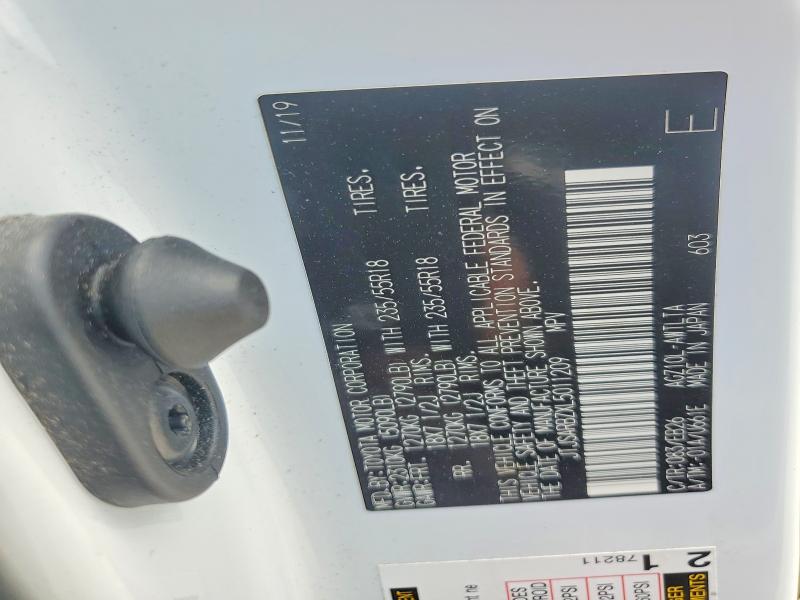 50738086 :رقم المزاد ، JTJSARBZXL5011209 vin ، 2020 Lexus Nx مزاد بيع