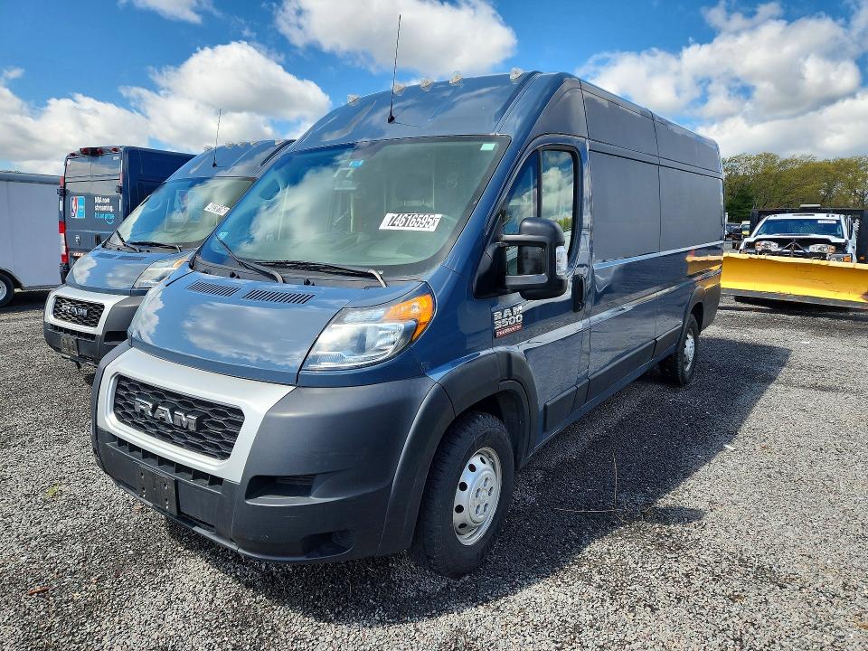 2020 Ram Promaster 3500 მანქანა იყიდება აუქციონზე, vin: 3C6URVJG1LE140772, აუქციონის ნომერი: 74616595