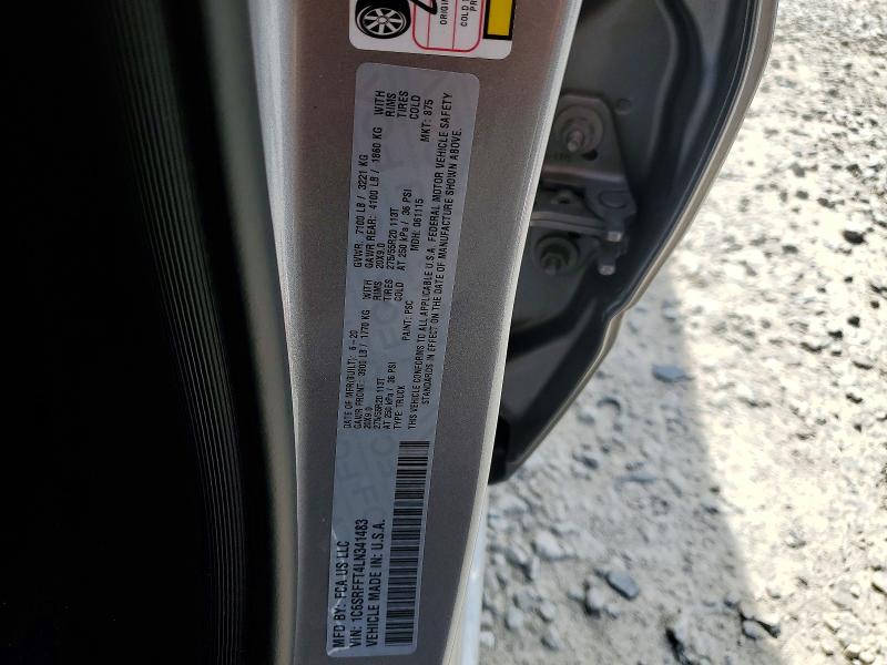 Продажа на аукционе авто 2020 Ram 1500, vin: 1C6SRFFT4LN341483, номер лота: 52656816