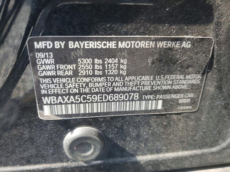 Продажа на аукционе авто 2014 Bmw 535, vin: WBAXA5C59ED689078, номер лота: 52996686