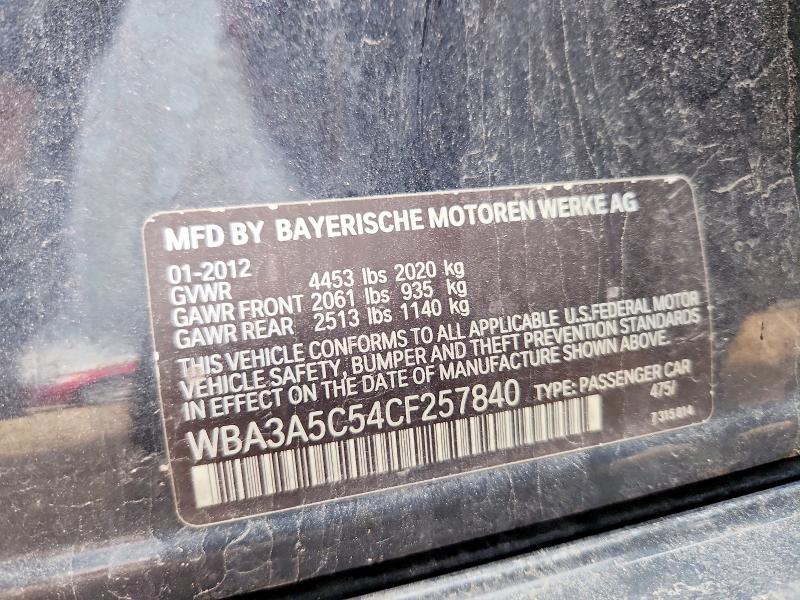 Продаж на аукціоні авто 2012 Bmw 328, vin: WBA3A5C54CF257840, номер лоту: 51957686