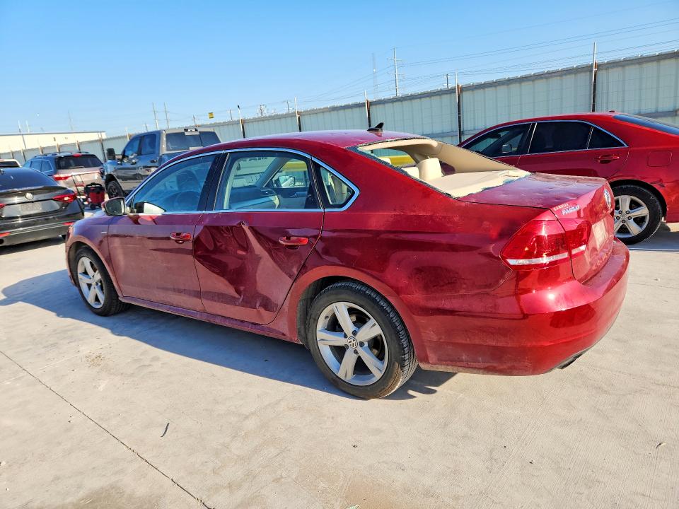 53534596 :رقم المزاد ، 1VWAS7A37FC096746 vin ، 2015 Volkswagen Passat مزاد بيع