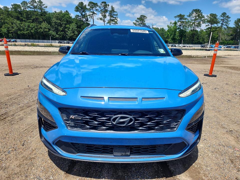 2022 Hyundai Kona მანქანა იყიდება აუქციონზე, vin: KM8K33A37NU805273, აუქციონის ნომერი: 53341526