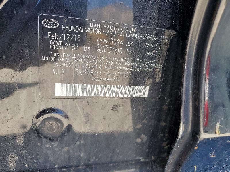 Aukcja sprzedaży 2017 Hyundai Elantra, vin: 5NPD84LF1HH024405, numer aukcji: 53955316