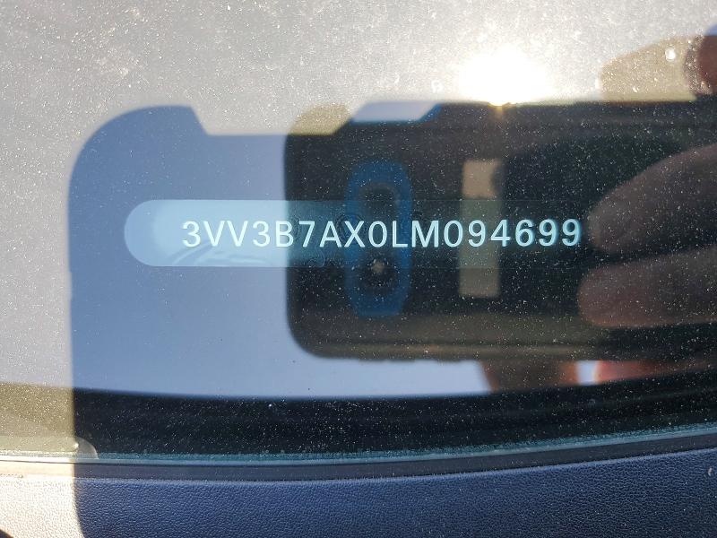 52841716 :رقم المزاد ، 3VV3B7AX0LM094699 vin ، 2020 Volkswagen Tiguan مزاد بيع