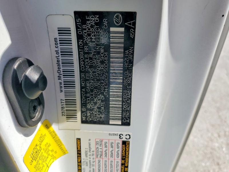 2015 Lexus Rc მანქანა იყიდება აუქციონზე, vin: JTHHE5BC5F5004404, აუქციონის ნომერი: 52613076