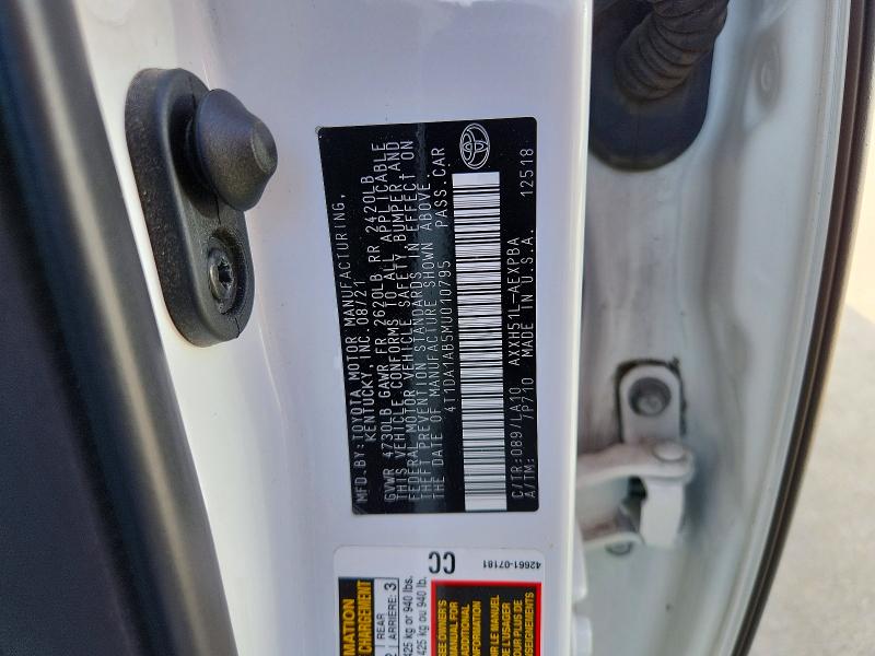 Продажа на аукционе авто 2021 Toyota Avalon, vin: 4T1DA1AB5MU010795, номер лота: 54599916