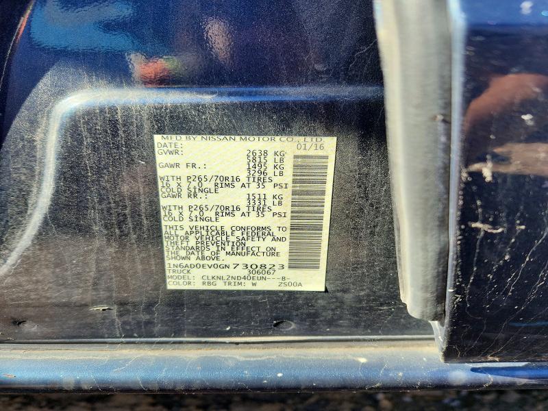 Продаж на аукціоні авто 2016 Nissan Frontier, vin: 1N6AD0EV0GN730823, номер лоту: 53067596